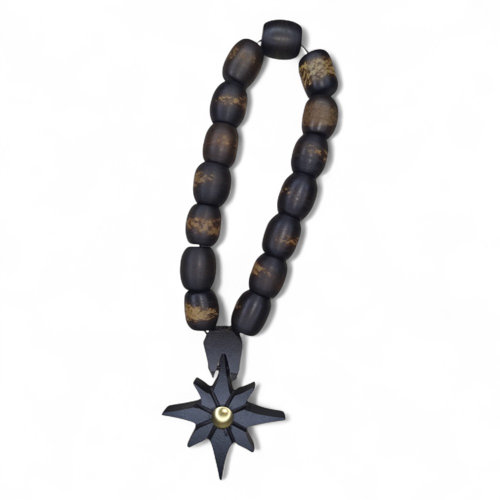 Wooden Star Rosary – Echoes of Forgotten Skies - 1