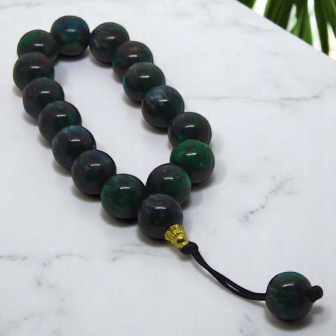 Classic Big Beads – Mystic Earth Rosary - Image 4