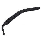 Qara tesbeh kisi tesbehi – retro black tasbih with geometric spin-shaped beads