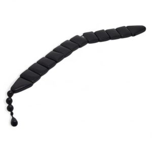 Black rosary men's rosary – retro black tasbih with geometric spin-shaped beads