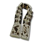 Carved Buffalo Bone Rosary-  Fish Styled