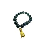 opal tesbeh-Mystic Opal Rosary with round beads and golden tassel