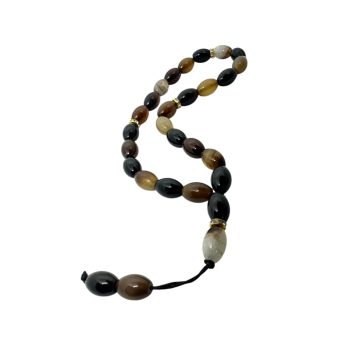 Sultan Suleyman aqiq tasbeh with natural agate stone beads