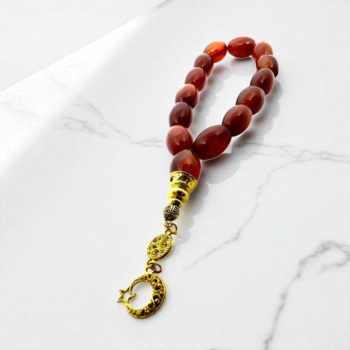 Ruby Red Agate Rosary - Image 2