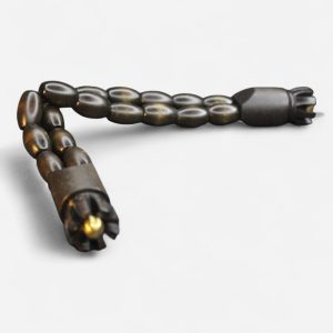 Crowned Barley cut Ebonite rosary