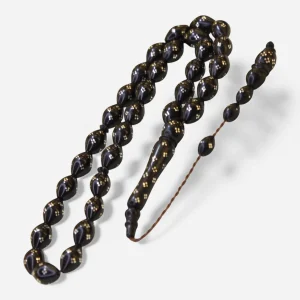 Gümüş işləməli arpa kəsim sistemli kuka təsbeh