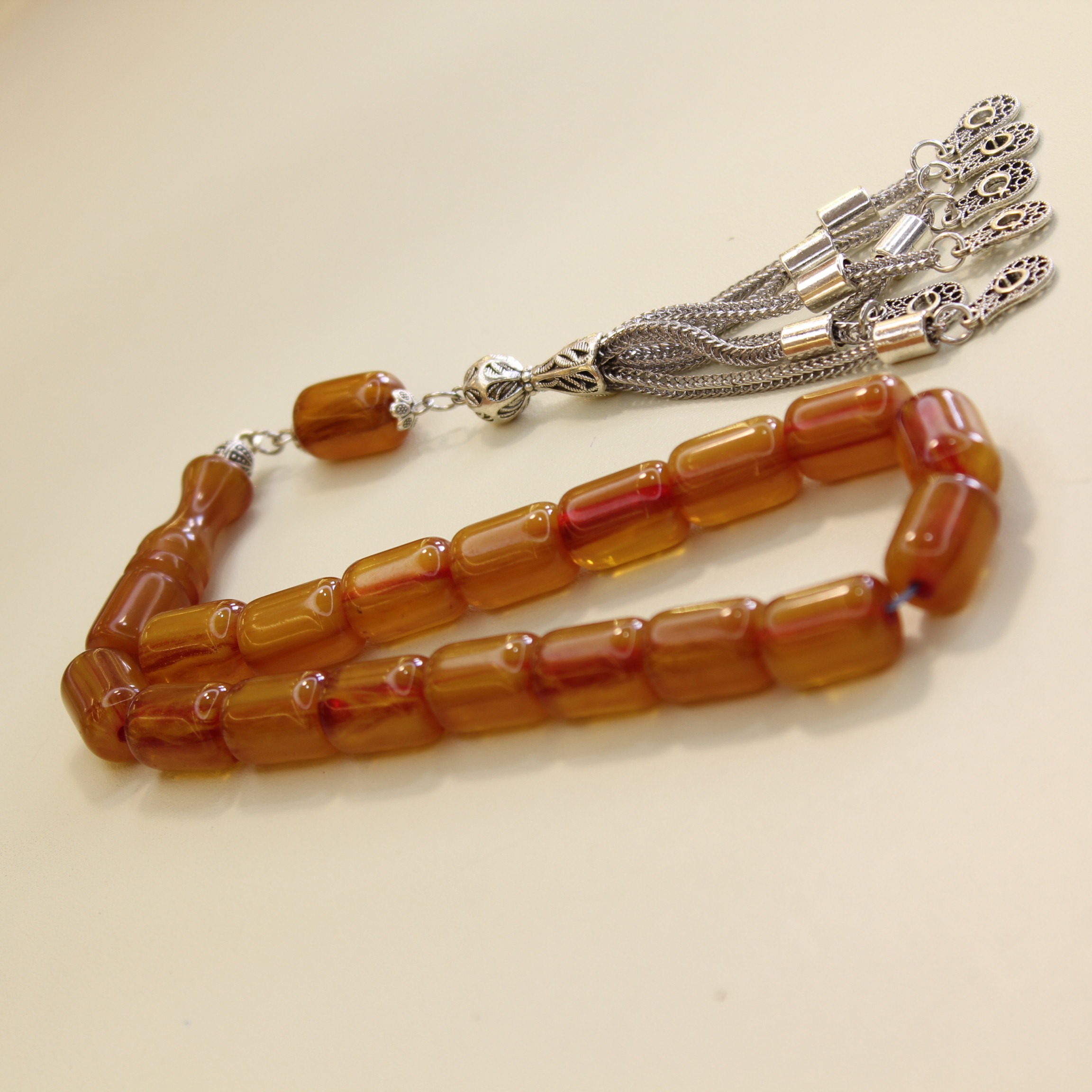 Qəhvəyi Maskot Təsbeh - Şəkil 3