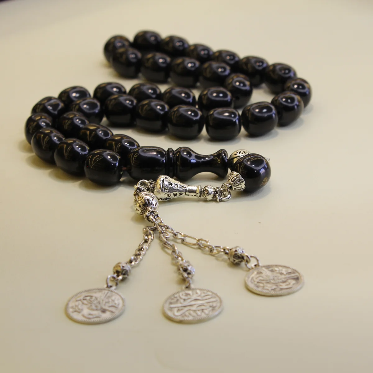 Qara alpaka püsküllü osmanlı kəhrəba - Şəkil 2