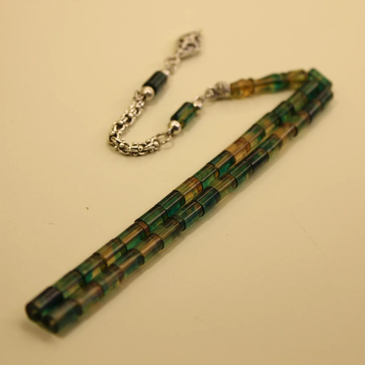 Yaşıl Sarı Ləkəli Bilək Boy Kəhrəba - Şəkil 4