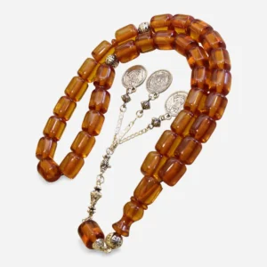 Sarı Neon alpaka püsküllü osmanlı kəhrəba