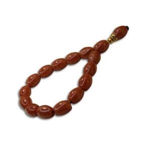 Qəhvəyi böyük daşlı təsbeh