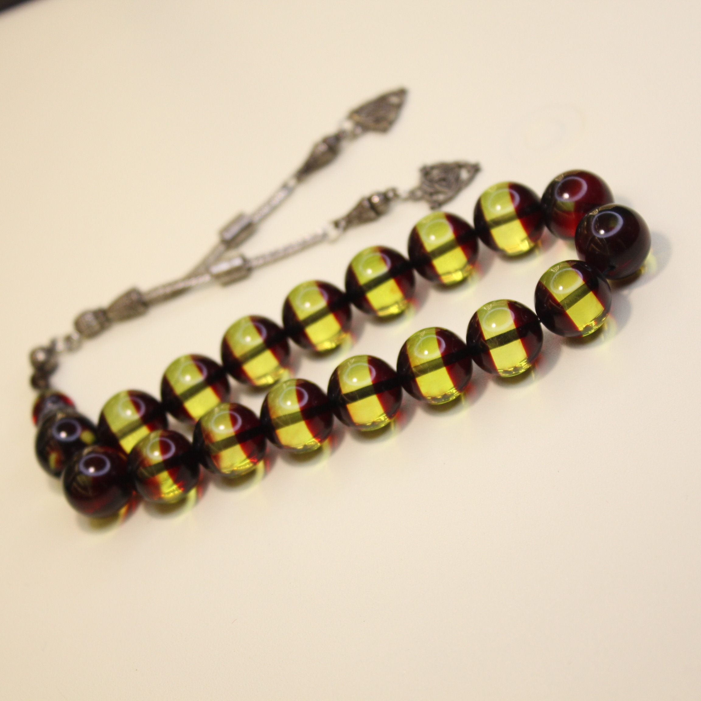 Sarı yumuru kəsim sıxma kəhrəba - Şəkil 2