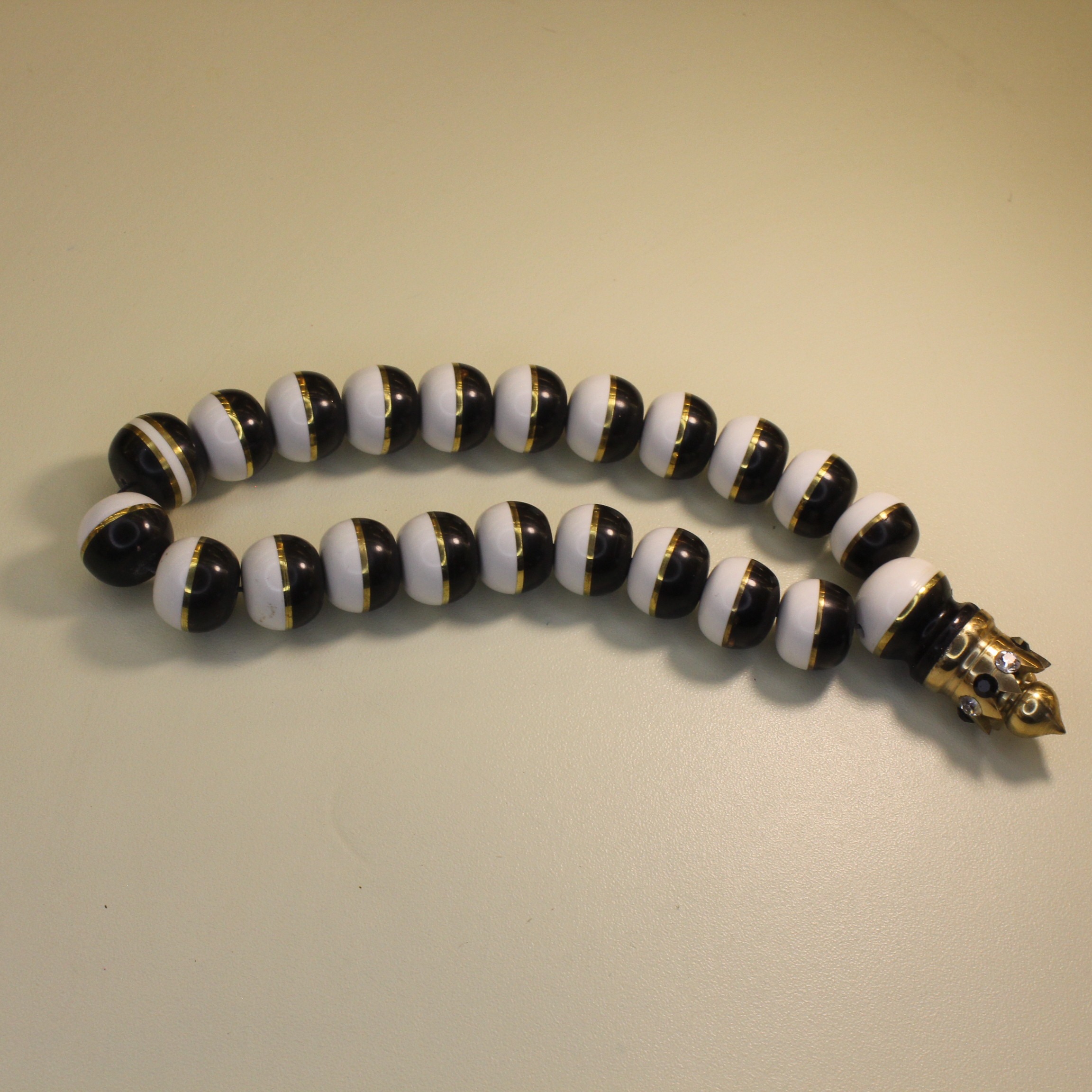 Ağ-qara mərmər təsbeh - Şəkil 2