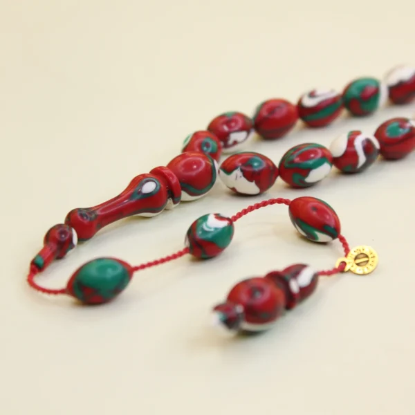 Ağ Ləkəli Qırmızı Arizona Katalin Təsbeh