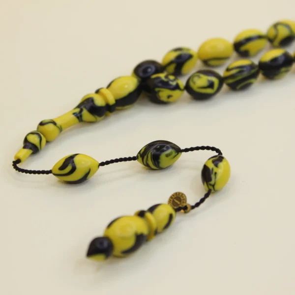 Fatih-erbabacan-imzali-amazont-katalin-materialli-təsbehlər-24 Qara ləkəli sarı arizona katalin təsbeh