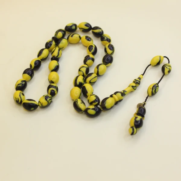 Fatih-erbabacan-imzali-amazont-katalin-materialli-təsbehlər-26 Qara ləkəli sarı arizona katalin təsbeh