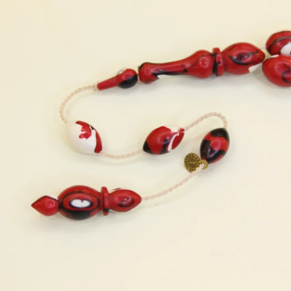 Qara Ləkəli Qırmızı Arizona Katalin Təsbeh