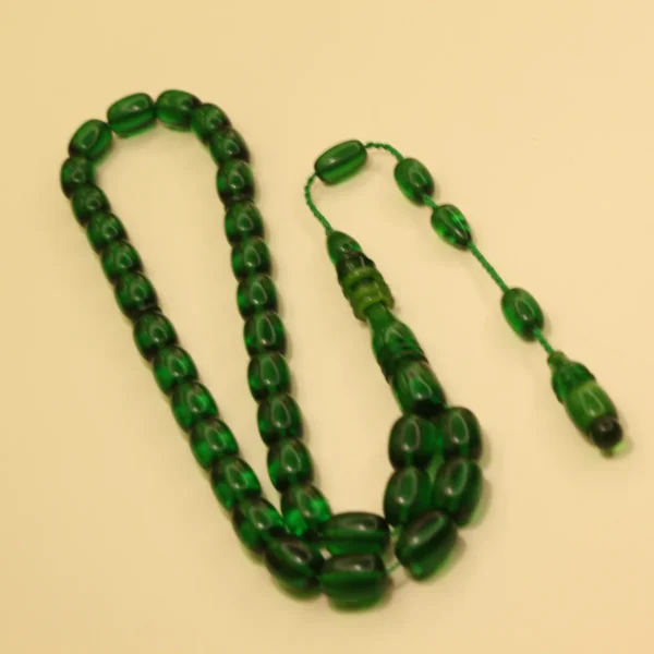 halqali-aciq-transparan-yasil-sixma-kəhrəba-təsbeh-5 Yaşıl Halqa İmaməli Sıxma Kəhrəba Təsbeh